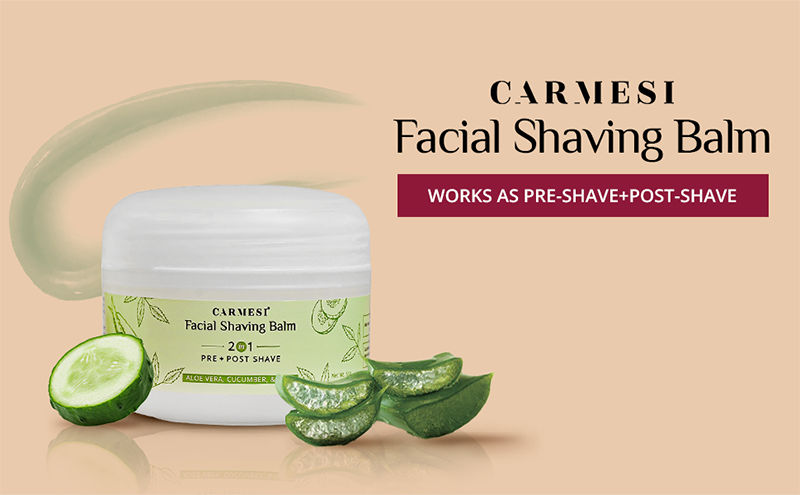 Carmesi Facial Shaving Balm 2-in-1 – Pre- and Post-Shave Care