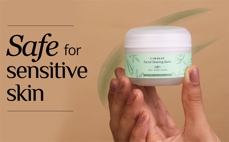 Carmesi Facial Shaving Balm 2-in-1 – Pre- and Post-Shave Care