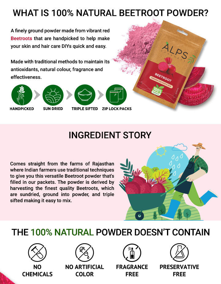 Alps Goodness Powder – Beetroot (50 g)