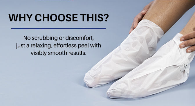 DermDoc 15% Glycolic Acid & 4% Lactic Acid InstaPedi Foot Peeling Mask – 40 ml