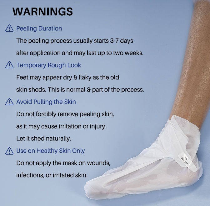 DermDoc 15% Glycolic Acid & 4% Lactic Acid InstaPedi Foot Peeling Mask – 40 ml