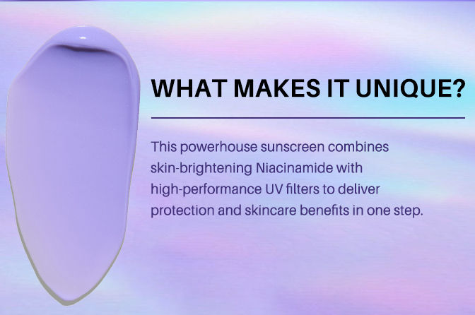 DERMDOC 4% Niacinamide with SPF 50 PA +++ Brightening Sunscreen – 50 gm