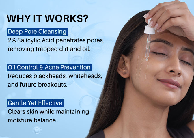 DERMDOC 2% Salicylic Acid Face Serum – 15 ml