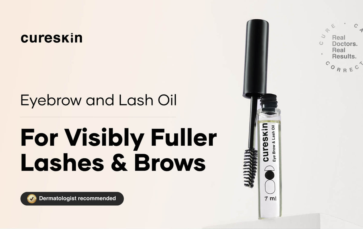 CureSkin Eye Brow and Lash Nourishing Growth Oil – 7 ml