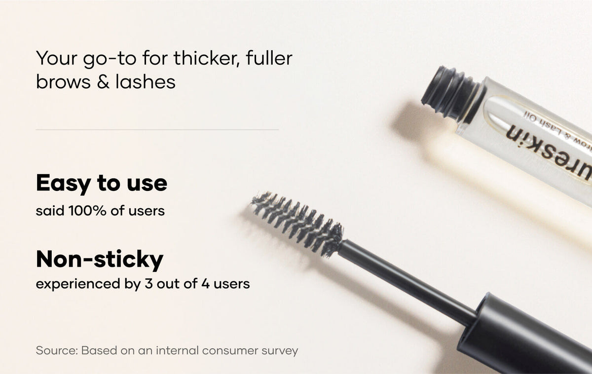 CureSkin Eye Brow and Lash Nourishing Growth Oil – 7 ml