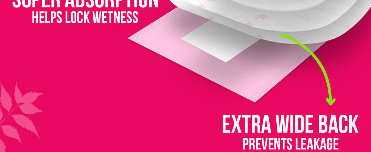 Everteen XXL Sanitary Napkin Pads with Cottony-Soft Top Layer – Enriched with Neem and Safflower – 40 Pads, 320 mm