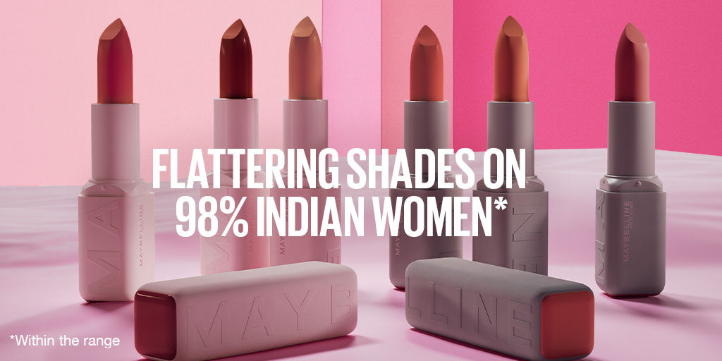 Maybelline New York Serum Lipstick Matte – 8HR Weightless Hydration, Bold Color (Pink 003 – Open Late) – 4.5 gm