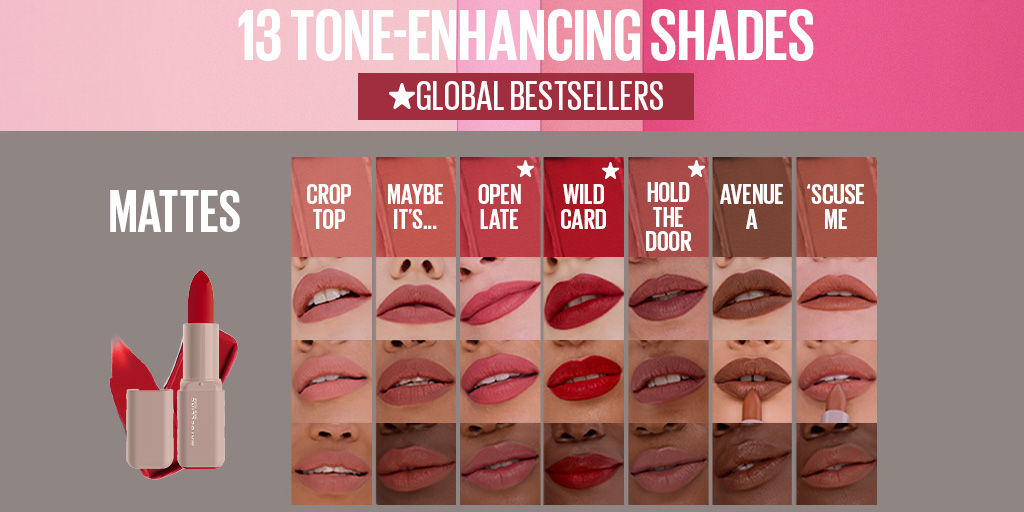 Maybelline New York Serum Lipstick Matte – 8HR Weightless Hydration, Bold Color (Pink 003 – Open Late) – 4.5 gm