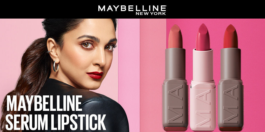 Maybelline New York Serum Lipstick Matte – 8HR Weightless Hydration, Bold Color (Pink 003 – Open Late) – 4.5 gm