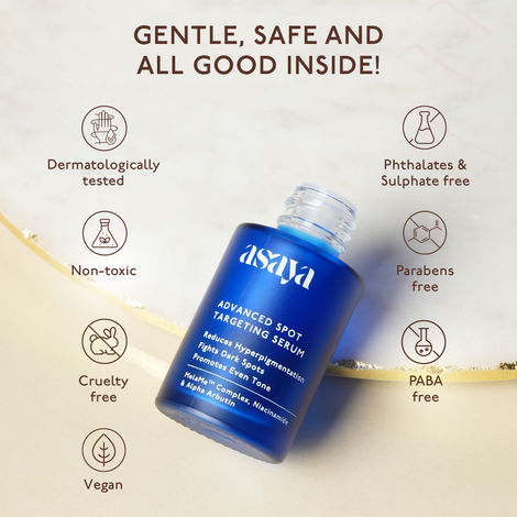 Asaya Advanced Pigmentation Serum – Melame Complex with Niacinamide & Alpha Arbutin – 30 ml