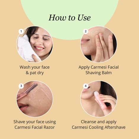 Carmesi Facial Shaving Balm 2-in-1 – Pre- and Post-Shave Care