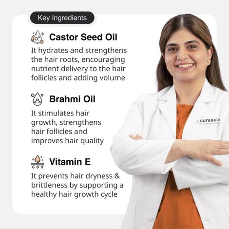 CureSkin Eye Brow and Lash Nourishing Growth Oil – 7 ml