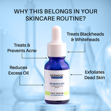 DERMDOC 2% Salicylic Acid Face Serum – 15 ml