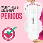 Everteen XXL Sanitary Napkin Pads with Cottony-Soft Top Layer – Enriched with Neem and Safflower – 40 Pads, 320 mm