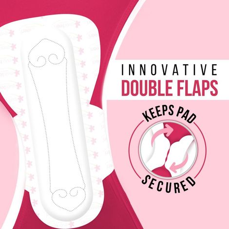 Everteen XXL Sanitary Napkin Pads with Cottony-Soft Top Layer – Enriched with Neem and Safflower – 40 Pads, 320 mm