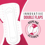 Everteen XXL Sanitary Napkin Pads with Cottony-Soft Top Layer – Enriched with Neem and Safflower – 40 Pads, 320 mm