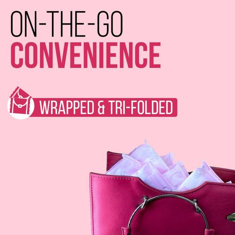 Everteen XXL Sanitary Napkin Pads with Cottony-Soft Top Layer – Enriched with Neem and Safflower – 40 Pads, 320 mm