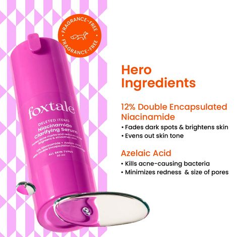 Foxtale Deleted Items Niacinamide Clarifying Serum – 30 ml
