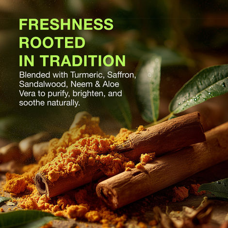 Good Vibes Fresh Care Ubtan Underarm Roll-On – Earthy Fresh, 50 ml