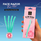 Good Vibes Glow & Facial Razor for Women 4-in-1 – 1 Pc