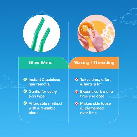 Good Vibes Glow & Facial Razor for Women 4-in-1 – 1 Pc