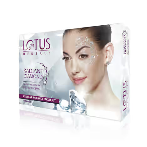 Lotus Herbals Radiant Diamond Cellular Radiance 4-Facial Kit