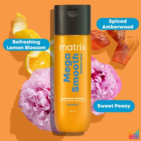 Matrix Mega Smooth Sulfate-Free Hair Care Combo with Free Mini Liquid Mask – 320 gm