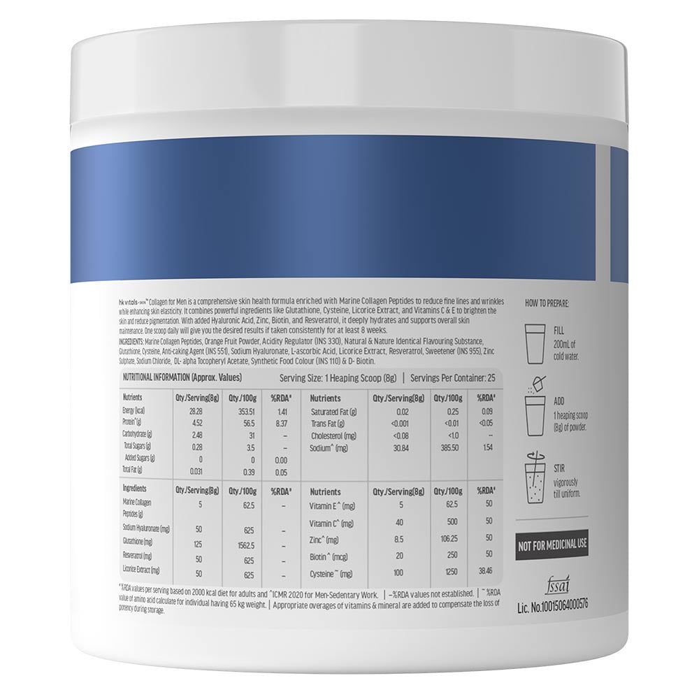 HK Vitals Collagen for Men – Marine Collagen Powder