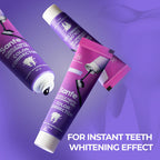 Sanfe Purple Teeth Whitening Gel – Instant Stain Removal & Brightening, 30 gm
