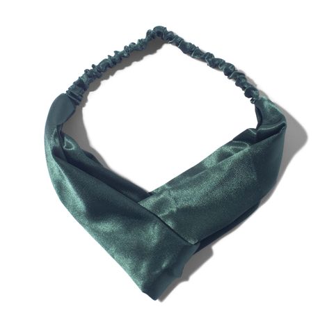 SQ Metallic Satin Hair Band – Olive Dip (Olive)