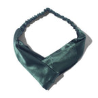 SQ Metallic Satin Hair Band – Olive Dip (Olive)