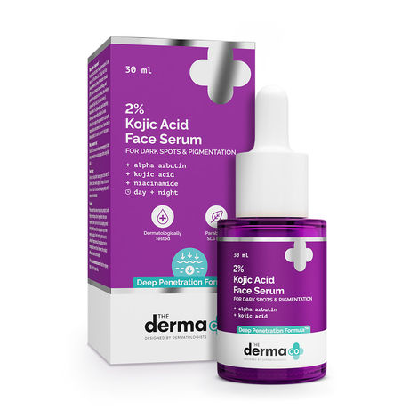 The Derma Co 2% Kojic Acid Face Serum with 1% Alpha Arbutin & Niacinamide – 30 ml